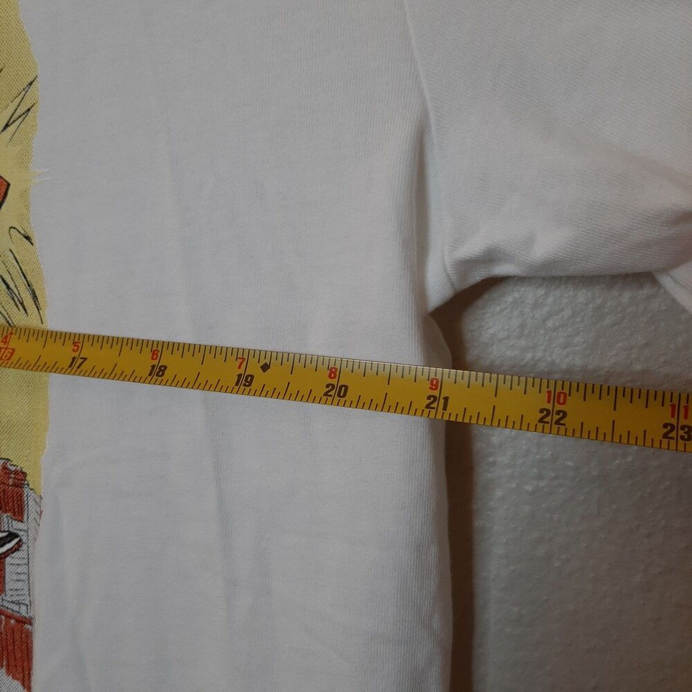 Air Jordan Comic Tee White Printed Men Size M Crew Neck Short Sleeve T Shirt - Picture 4 of 12